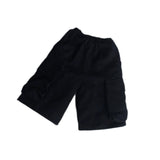 Maxbell 1: 6 Male Figure Cargo Shorts Mini Outfit for 12 inch Figures Doll  Black