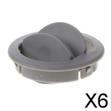 Maxbell 6xCar RV ATV Interior Round Ceiling A/C Vent Air Outlet Rotating Open / Close