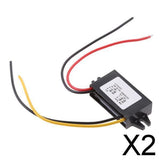 Maxbell 2xDC/DC Converter 12V  to 5V 3A 15W Power Supply Module Ultra-thin