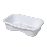 Maxbell Maxbell Shampoo Bowl for Bedside Hair Washing Tray for Bedridden Seniors Handicapped white