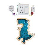 2 Pieces Activity Board Accessory Part Sensory Board Parts Boys Travel dinosaur blue