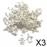 Maxbell 3x50Pcs Silver MADE FOR AN ANGEL Angel Charms Pendants for Jewelry Making