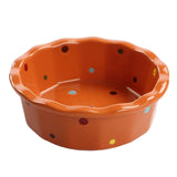 Cat Bowl Stable Dog Bowl Cat Food Plate Pets Feeding Station Pet Feeder Orange - Aladdin Shoppers