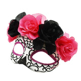 Masquerade Mask Party Supplies Novelty Eye Masks for Club Halloween Carnival 17x13cm Pink