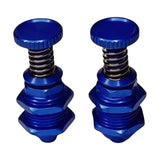 Maxbell Model Cabin Cover Locks 35mm Equipment Spring Cabin Door Latch for Model Ship blue