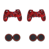 Maxbell Camo Silicone Skin Case Cover +Thumbstick Caps for Sony PlayStation 4 PS4 - Aladdin Shoppers