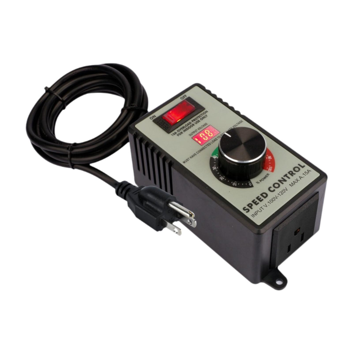 Maxbell Speed Regulator Portable Angle Grinder Speed Controller Fan Speed Adjustment