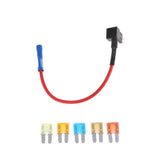 Maxbell 4x5 Pieces 5A 7.5A 10A 15A 20A Fuse with Add-A-Circuit Fuse TAP Block Holder