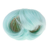 Maxbell 1/4 BJD Dolls DIY Mint Green Bob Wig High-temperature Wire Hair for Dollfie DOD SD DD Supplies Accessories - Aladdin Shoppers
