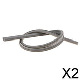 Maxbell 2x2 Pieces 24 inch Car Windscreen Window Boneless Wiper Blades Silicone Strips
