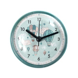 Table Clock Waterproof Mini Sucker Wall Clock for Desk Bathroom Decoration Balloon