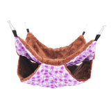 Maxbell 3xPet Hammock Birds Hamster Squirrel Guinea Pig Rat Cage Nest Hanging Warm Bed Purple Rabbit