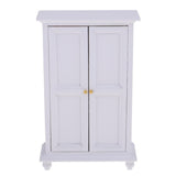 Maxbell 1/12 Scale White Wooden Multifunctional Cabinet Dollhouse Miniature Any Rooms Furniture Colorful Life Scenes Decor - Aladdin Shoppers