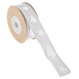 Maxbell 1 roll/10m Christmas Grosgrain Satin Ribbon Gift Wrapping Xmas Decor grey