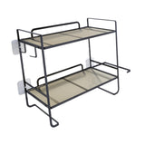 Maxbell over The Toilet Storage Shelf Portable Storage Rack for Dorm Farmhouse Hotel Black