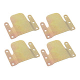 Maxbell 4 Pieces Sectional Couch Connectors Accessory for Living Room Bedroom Office Gold