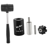 Maxbell Fork Nut Setter for 1 1/8 inch Tube Headset Nut Installer Black with Hammer - Aladdin Shoppers