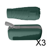Maxbell 3xTravel Umbrella Mini Umbrella for Purse for Walking Outdoor Activities Beach Green