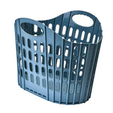 Maxbell Laundry Basket Hanger Sundries Organizer for Supermarket Travel Use Bathroom blue