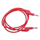 Maxbell 2Pieces 4mm Stackable Banana Plug Wire Soft Silicone Test Cable Lead