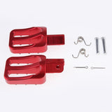 Maxbell 1 Pair CNC Racing Footpegs Foot Rest for Honda XR50, CRF50,SDG,Xtreme Red - Aladdin Shoppers