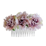 Maxbell 2 Pieces Carnation Flower Comb Clip Stylish Hair Pins Wedding Accessories