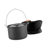 Maxbell Hanging Pot Practical Kitchen Cookware Camping Pot for BBQ Picnics Explorers