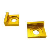Maxbell 15mm Chain Adjuster Tensioner Block for Dirt Bike Motorcycle Gold & Red