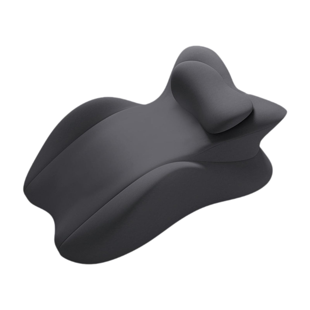 Maxbell Bed Wedge Pillow Sleeping Lie Cushion for Back Sleeping Lounging Office dark grey