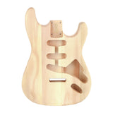 Maxbell Guitar Body Guitar Accessory DIY Guitar Barrel for Luthiers DIY Craft Lovers Style B