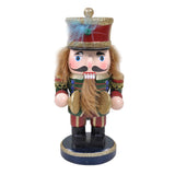 Maxbell Nutcracker Fat Man with Cymbal Wooden Statue 25cm