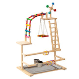 Maxbell Parrot Playstand Sturdy Stable Base Bird Playground for Finch Conure Budgies