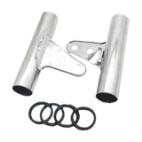 Maxbell Motorcycle Headlight Bracket Equipment Repairing Part Support Headlamp Mount Silver 40mm