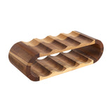 Maxbell Drinks Display 2 Tier Gifts Wood Drinks Rack for Cabinet Dining Room Kitchen