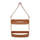 Maxbell Hanging Shower Basket Holder for Large and Small Bottles Home Bathroom Orange