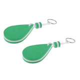 Maxbell 2 Pieces Water-drop Shape Floating Key Ring Marine Boat Sailing Float Green - Aladdin Shoppers