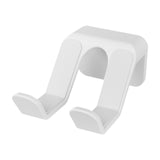 Maxbell Wall Mount Game Controller Holder Easy to Install Sturdy Headset Hook Hanger White