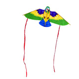 Maxbell Parrot Kite with 50M String Beach Kite for Garden Beach Family Outdoor Games Yellow