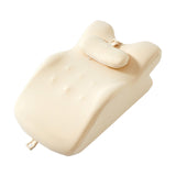 Maxbell Back Pillow Wedge for Bed Memory Foam Versatile for Home Living Room Leaning Khaki