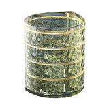 Maxbell Rotating Jewelry Box Rings Earring Necklace Holder for Rings Hair Ties Home