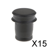Maxbell 15xCar Cigarette Lighter Plug Socket Cover Stopper Cover Trim for Universal