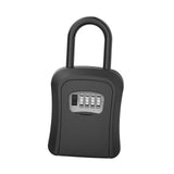 Maxbell Key Lock Box Valets Wall Mounted Indoor Outdoor Store Keys Cabinet Organizer Black