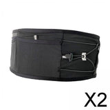 Maxbell 2xRunning Belt Versatile Phone Key Holder Waist Bag for Walking Jogging Hiking L XL XXL