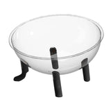 Maxbell Capsule Cat Bed Furniture Pet Accessories Ornament Acrylic Dome Sleeping Bed Black