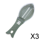 Maxbell 3xMulti-function Fish Scraper Scale Remover Fishing Knife Cleaning Tools