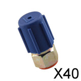 40xAC A/C Charging Low Side Port Adapter Retrofit R12 to R134a Quick Disconnect