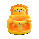 Maxbell Infants Support Chair Learning Sitting Cartoon Infant Sofa for Birthday Gift lion
