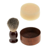 Maxbell Mens Shaving Brush with Shave Bowl Soap Cup and Shaving Cream for Salon Home