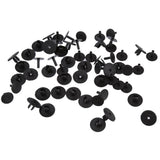 Maxbell 2x30pcs Nylon Bumper Fastener Rivet Retainer for  3 SERIES E36