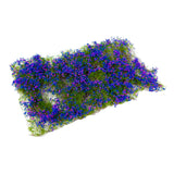 Maxbell Flower Cluster Miniature Bushy for Train Landscape Railroad Scenery Dioramas Blue Purple